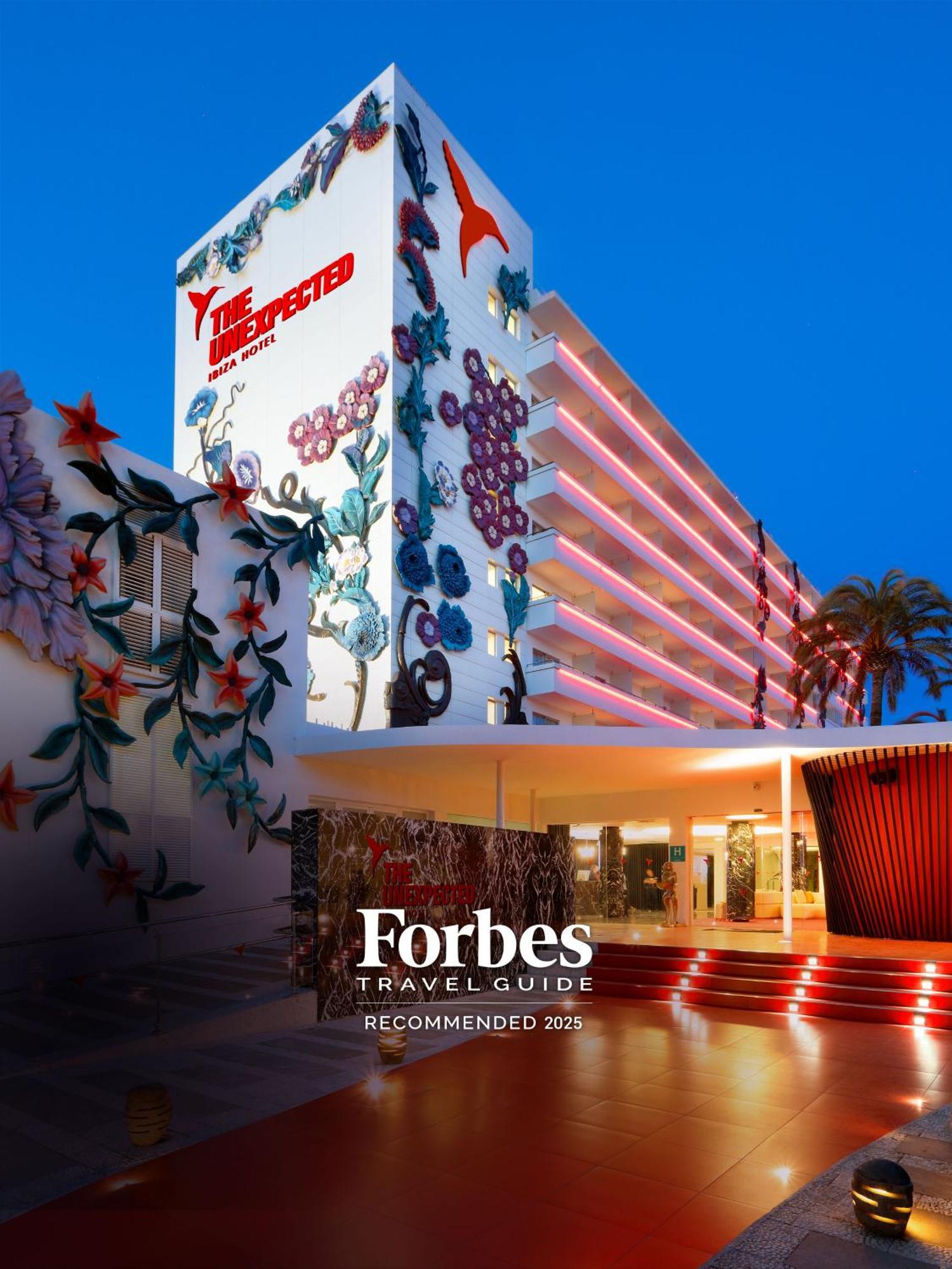 The Unexpected Ibiza Hotel - Ushuaia Club Entrance Included (Adults Only) Platja d'en Bossa Eksteriør bilde Forbes Travel Guide